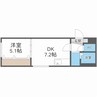 North　West　IR　ノースウエストIR 1DKの間取り