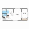 La Dolce Vita　 ラドルチェビータ 1LDKの間取り