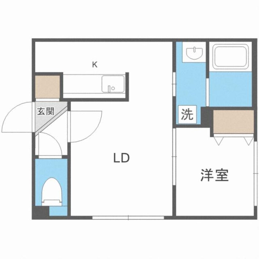 間取図 Grandee桑園　グランディー桑園