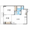 クリスタルファイブ 2LDKの間取り