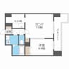 レジディア札幌駅前 1LDKの間取り