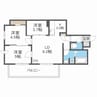レジディア北２条イーストⅡ 3LDKの間取り