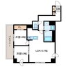 レジディア北２条イーストⅡ 2LDKの間取り