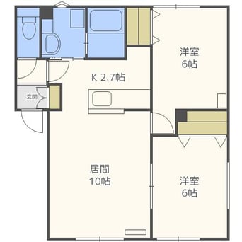 間取図 ルミエール幌北