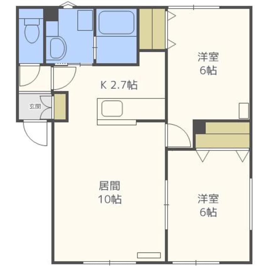 間取図 ルミエール幌北