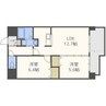 セゾン143 2LDKの間取り