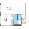 Tramontana N26W5　トラモンターナN26W5 1LDKの間取り