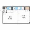 ＫＤビル 1DKの間取り