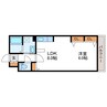 フローレンス白楊台 1LDKの間取り