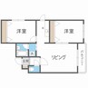 晃和レジデンス 2LDKの間取り