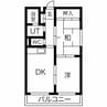 プラチナマンション北21条 2DKの間取り
