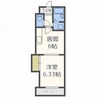 フィオーレセレスト 1DKの間取り