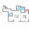 ハイムHi-lite II　ハイムハイライト 1LDKの間取り