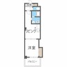 ノースマンション桑園 1DKの間取り