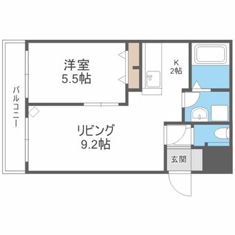 間取図 フェリーチェ（北10条）