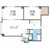 ドルチェ３３A 2LDKの間取り