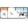 FORESTERIOR　フォレステリア 1LDKの間取り
