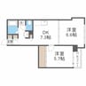 ジュネス23 2DKの間取り