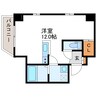BLoom ブルーム 1Kの間取り