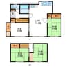 当別町元町貸家 4LDKの間取り