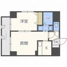 ヘルム21 1LDKの間取り