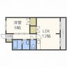スカイパーク22 2DKの間取り