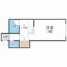 ノースアヴェニュー192 1Kの間取り