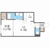 ペイフォワードN16 1LDKの間取り