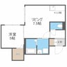 MTガーデンEast  Ⅲ 1LDKの間取り