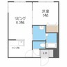MTガーデンEast  Ⅲ 1LDKの間取り