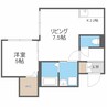 MTガーデンEast  Ⅲ 1LDKの間取り