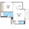 MTガーデンEast  Ⅲ 1LDKの間取り