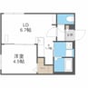 Chou Chou　シュシュ 1LDKの間取り
