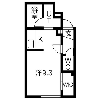 間取図 Reussir N6W11　レユシールN6W11