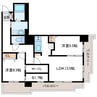 パシフィックタワー札幌 2LDKの間取り