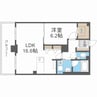 パシフィックタワー札幌 1LDKの間取り