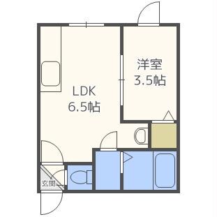 間取り図 エルムN23 A棟