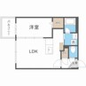 センティール札幌北 1LDKの間取り