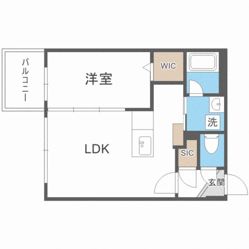 間取図 センティール札幌北