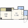 ケンタク北16条ビル 1LDKの間取り