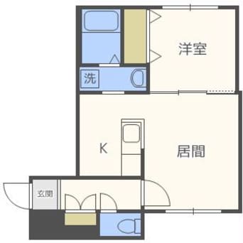 間取図 クラリス北16条　A棟