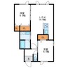 レトアN19　A　セキスイハイム 2LDKの間取り