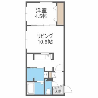 間取図 仮）プレスタ北10東1MS