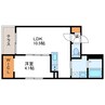 仮)N27W3 MS 1LDKの間取り