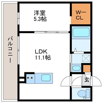 間取図 仮)N27W3 MS