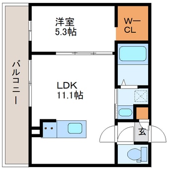 間取図 仮)N27W3 MS