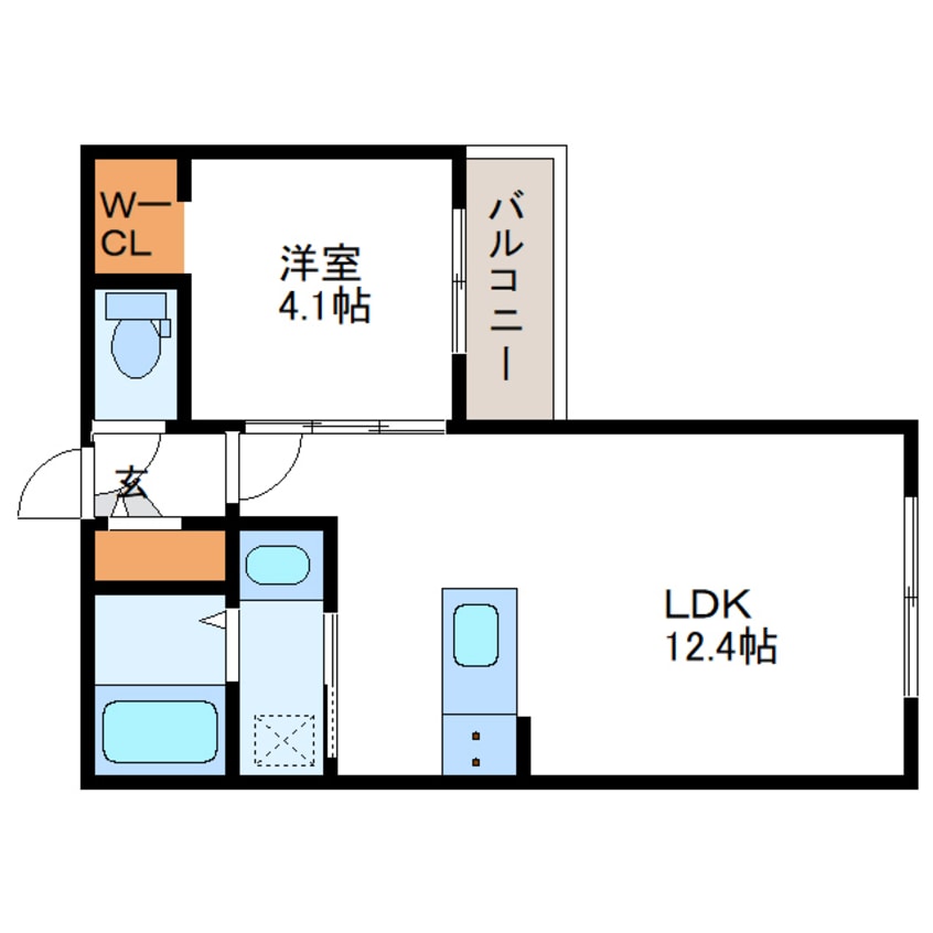 間取図 仮)N27W3 MS