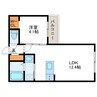 仮)N27W3 MS 1LDKの間取り