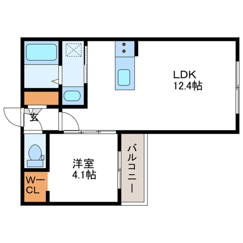 間取図 仮)N27W3 MS
