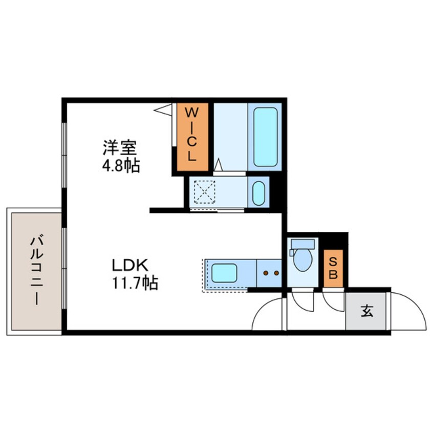 間取図 シエルノース22